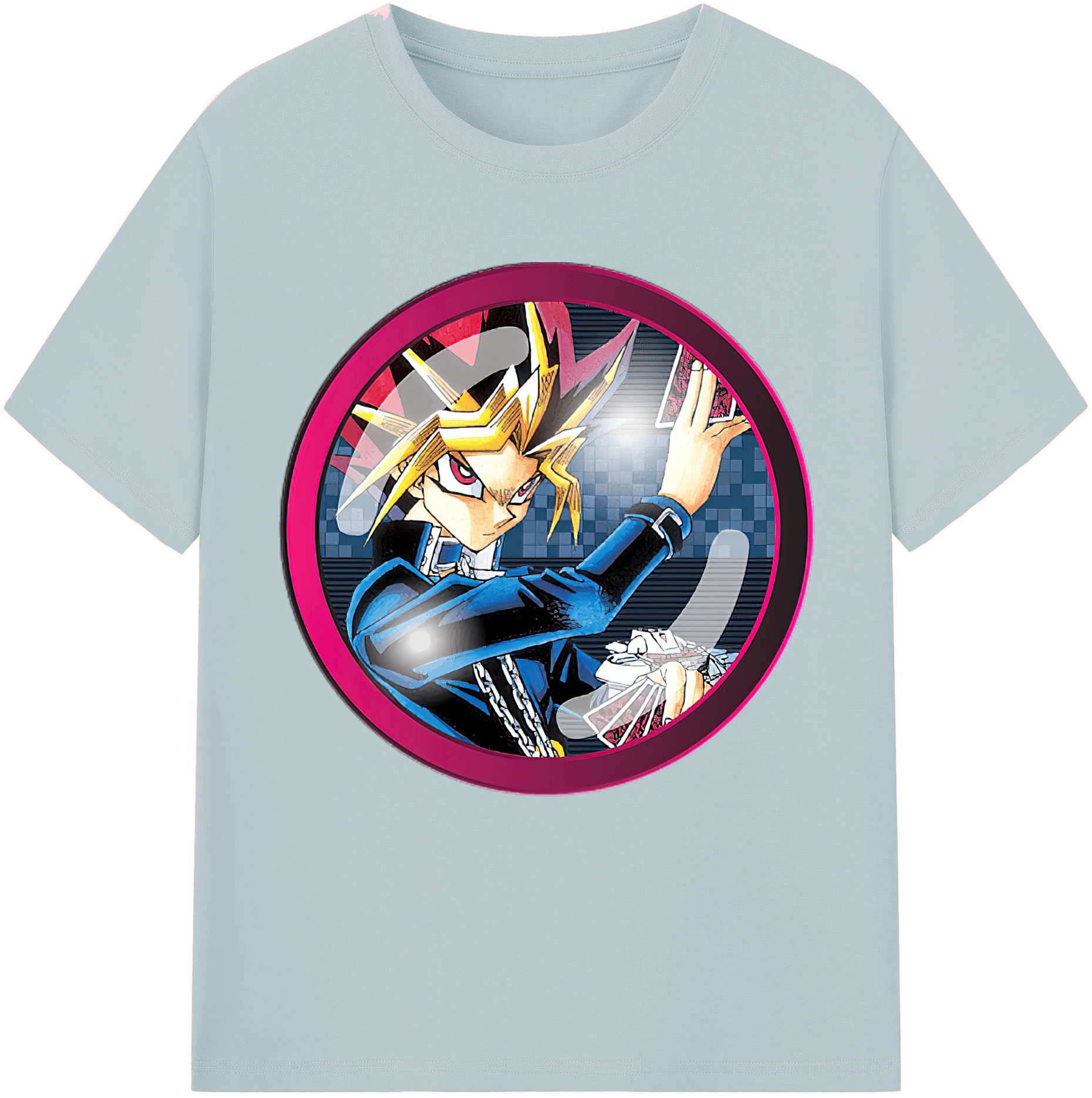 （画像用） 遊☆戯☆王 Yu-Gi-Oh! 綿100％半袖Tシャツ（フロントプリント）